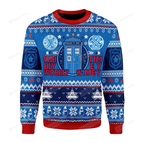 A Timey Wimey Ugly Christmas Sweater