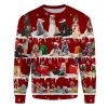 Afghan Hound Snow Christmas Ugly Christmas Sweatshirt Animal Dog Cat Sweater Unisex