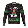 "All I Want For Christmas Is Anime" Ugly Christmas Sweatshirt - Colins Store