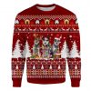 Australian Cattle Dog Ugly Christmas Sweatshirt Animal Dog Cat Sweater Unisex