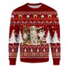 Australian Shepherd Ugly Christmas Sweatshirt Animal Dog Cat Sweater Unisex