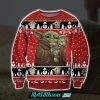 Baby Yoda With Puzzles Autism 3D Print Ugly Christmas Sweatshirt