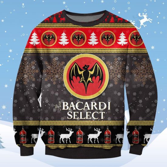 Bacardi Select Ugly Christmas Sweatshirt