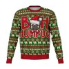 Bah Humpug Funny Christmas - Fleece Lined Fashion Sweatshirt