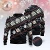 Baseball Ball And Bat Pattern Ugly Christmas Sweater