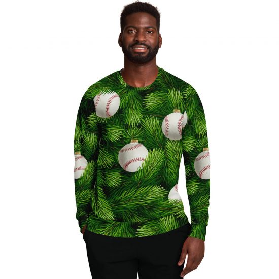 Baseball Tree Ugly Christmas Sweatshirt Colins Store 4
