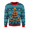 Basketball Christmas Tree Ugly Christmas Sweater