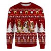 Basset Hound Ugly Christmas Sweatshirt Animal Dog Cat Sweater Unisex