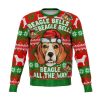 Beagle Bells - Funny Christmas Fleece Lined Fashion Sweatshirt