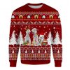 Bedlington Terrier Ugly Christmas Sweatshirt Animal Dog Cat Sweater Unisex