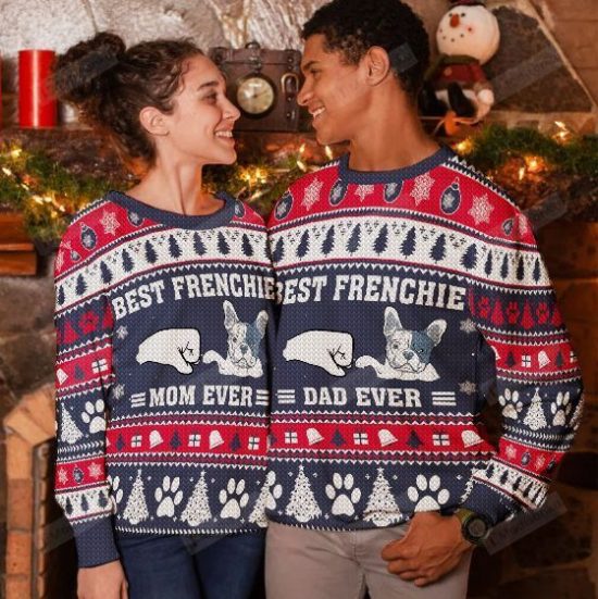 Best Frenchie Ugly Christmas Sweater