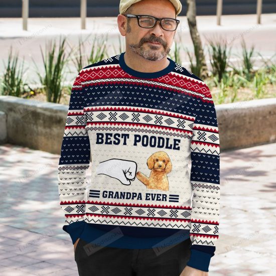 Best Poodle Ugly Christmas Sweater