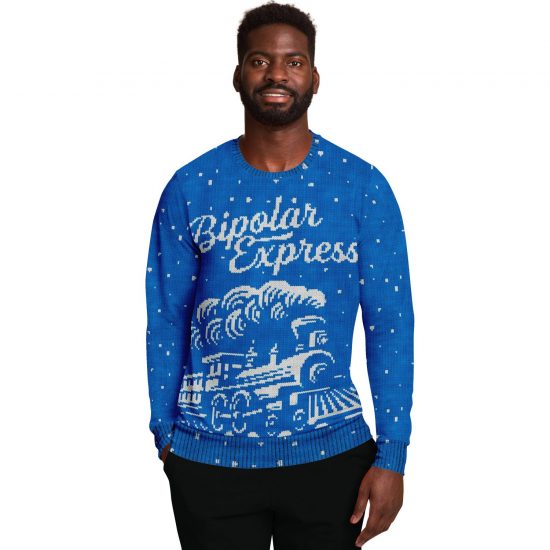 Bipolar Express Ugly Christmas Sweatshirt Colins Store 4