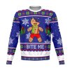 "Bite Me" Ugly Christmas Sweatshirt - Colins Store