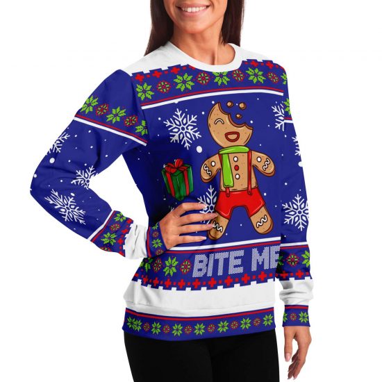 Bite Me Ugly Christmas Sweatshirt Colins Store 6