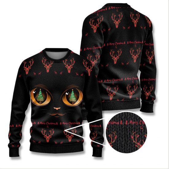 Black Cat Ugly Sweaters