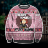 Black Widow 3D All Over Printed Ugly Christmas Sweatshirt
