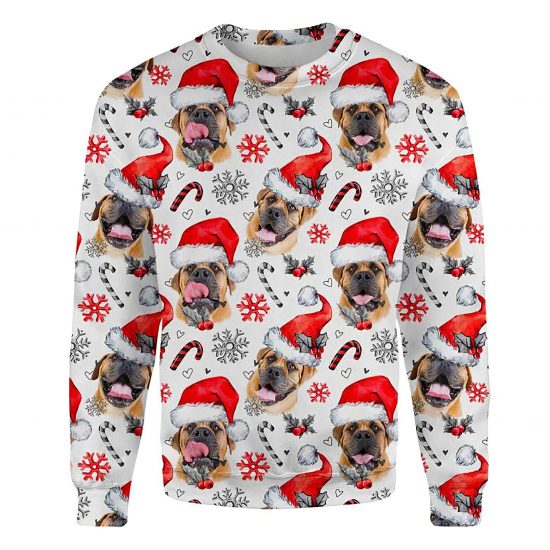 Boerboel Xmas Decor Ugly Christmas Sweatshirt Animal Dog Cat Sweater Unisex