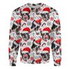 Boston Terrier Xmas Decor Ugly Christmas Sweatshirt Animal Dog Cat Sweater Unisex