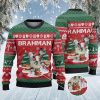 Brahman Cattle Lovers Christmas Tree All Over Print Sweatshirt