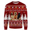 Briard Ugly Christmas Sweatshirt Animal Dog Cat Sweater Unisex