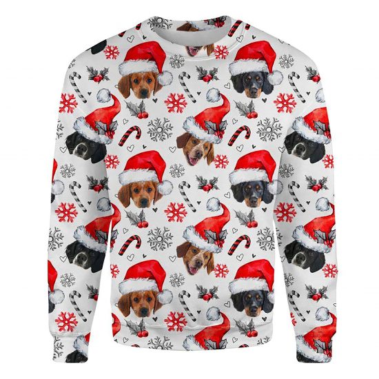 Brittany Xmas Decor Ugly Christmas Sweatshirt Animal Dog Cat Sweater Unisex