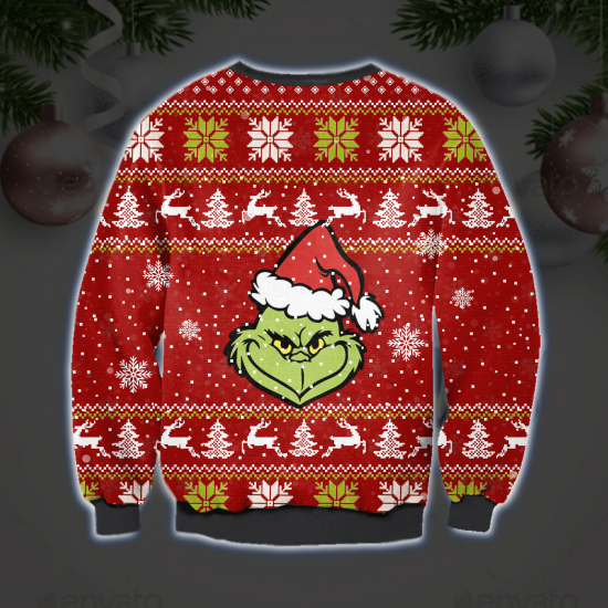 Buckle Up Buttercup You Just Flipped My Grinch Switch 3D Printed Ugly Sweatshirt 1