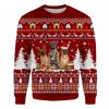 Bullmastiff Ugly Christmas Sweatshirt Animal Dog Cat Sweater Unisex