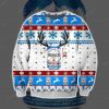 Busch Beer Knitting Pattern 3D Print Ugly Christmas Sweatshirt
