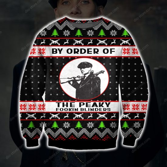 By Order Of The Peaky Blinders Knitting Pattern 3D Print Ugly Sweatshirt