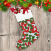 Camouflage Abstract Green Ball And Gift Christmas Stocking