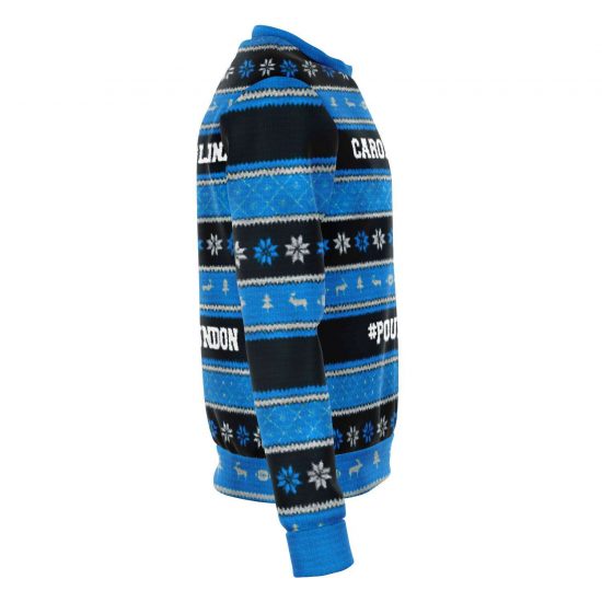 Carolina Poundon Football Fan 3D Ugly Christmas Fashion Sweatshirt 3