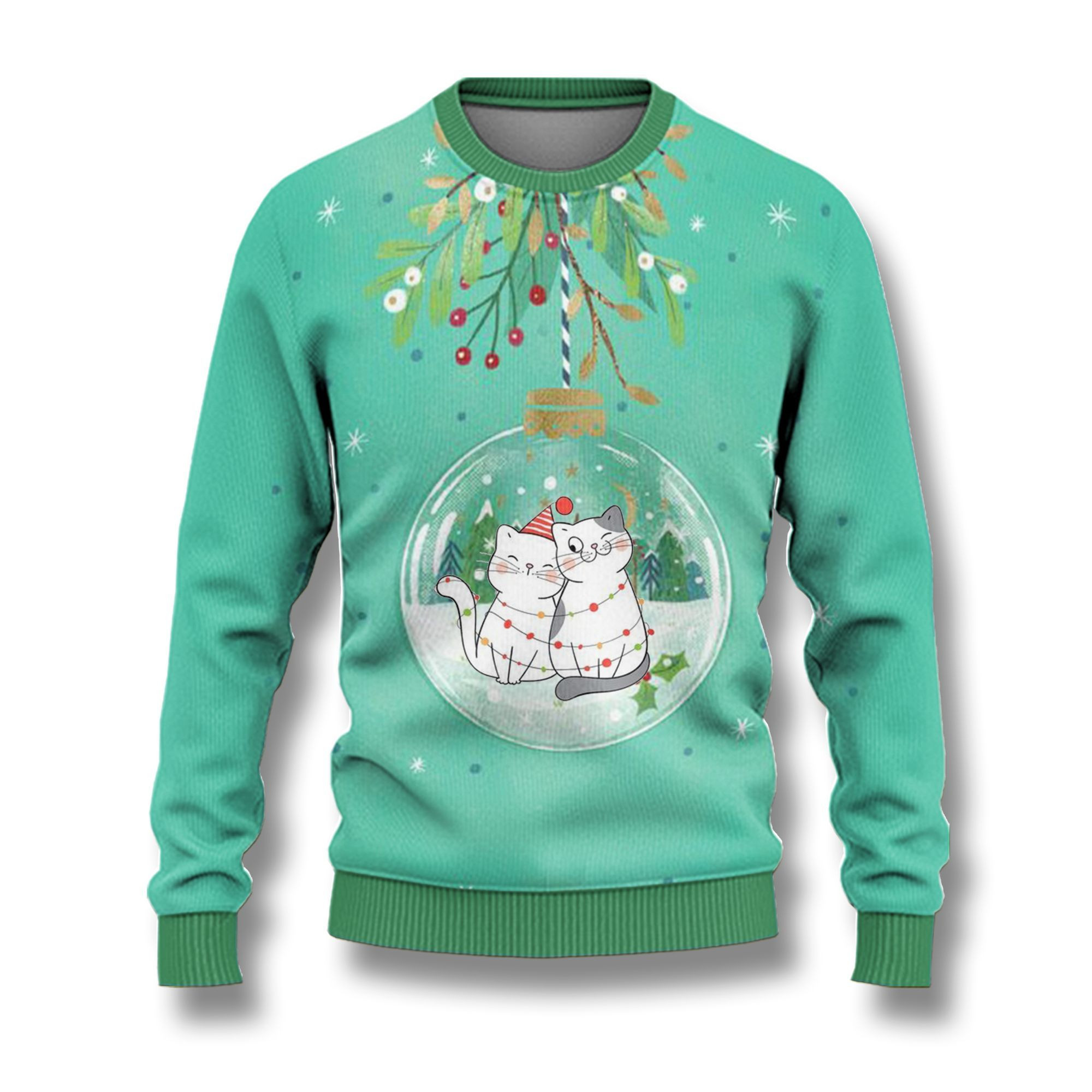 Cartoon-Cute-Christmas-Cat-Ugly-Sweaters-Merry-Christmas-Ugly-Sweaters Cartoon Cute Christmas Cat Ugly Sweaters