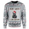 Cat Can Explain Ugly Christmas Sweater