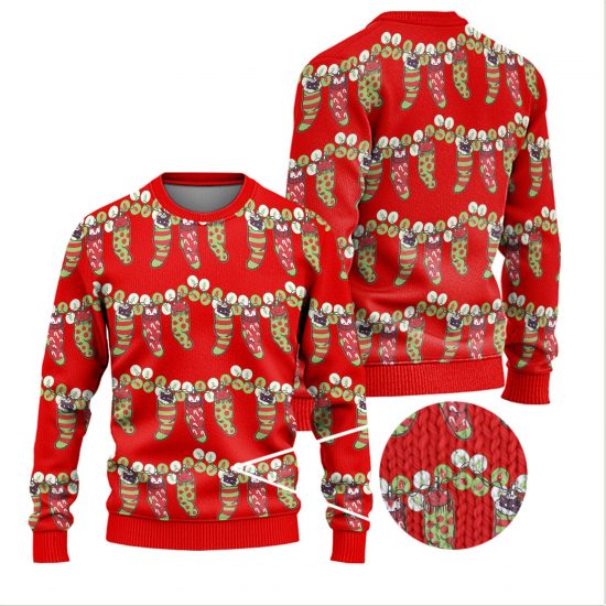 Cat Christmas Pattern Ugly Sweaters