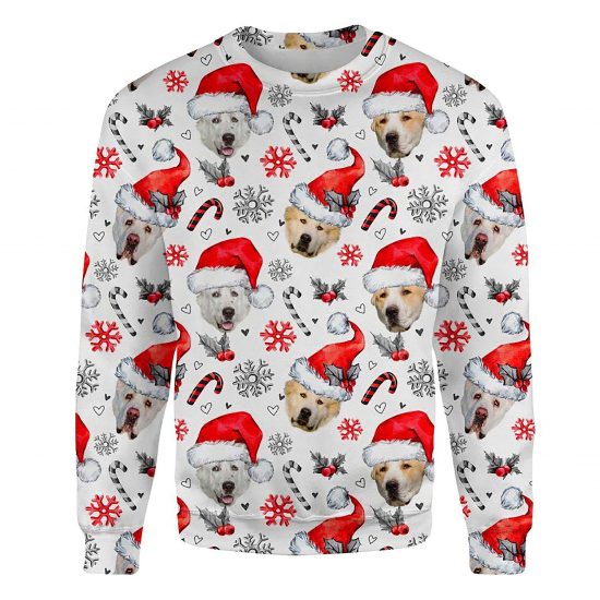 Central Asian Shepherd Dog Xmas Decor Ugly Christmas Sweatshirt Animal Dog Cat Sweater Unisex