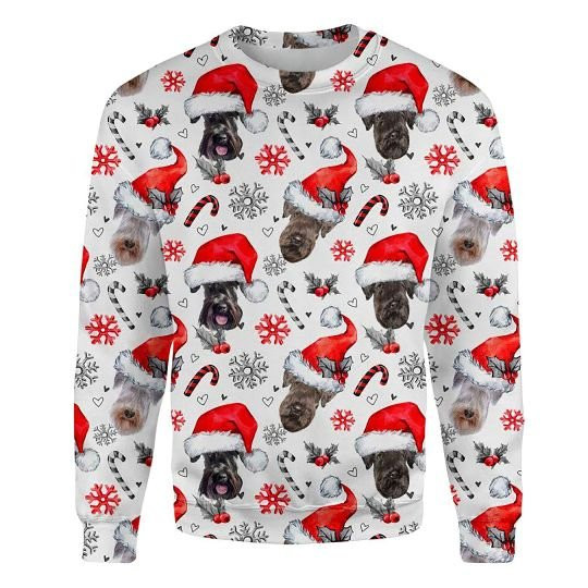 Cesky Terrier Xmas Decor Ugly Christmas Sweatshirt Animal Dog Cat Sweater Unisex