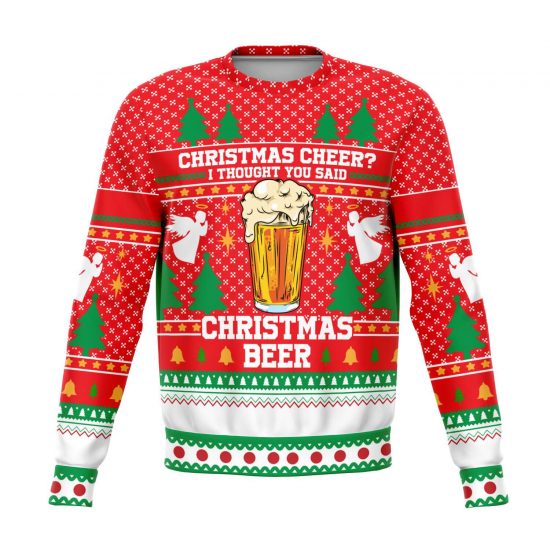 "Christmas Beer" Ugly Christmas Sweatshirt - Colins Store