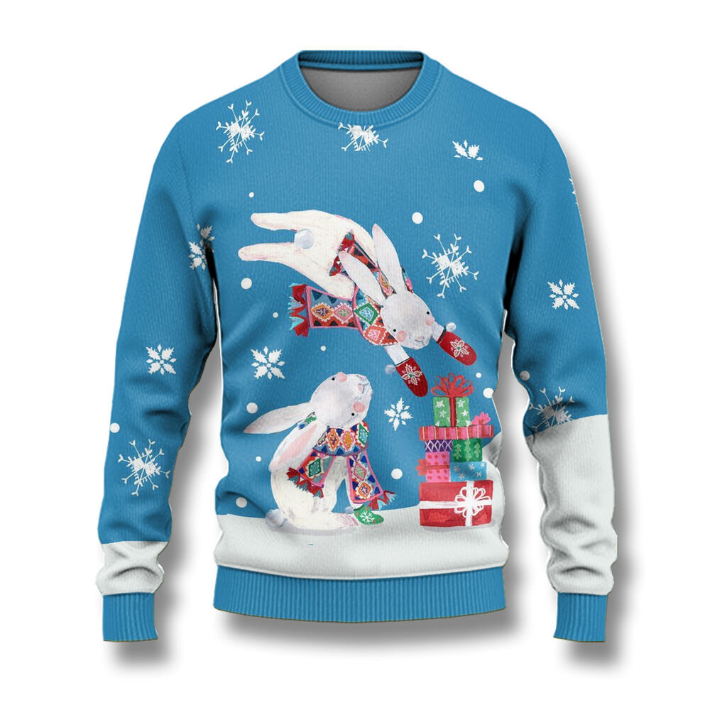 Christmas Bunny Ugly Sweaters