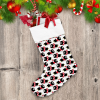 Christmas Cartoon Penguins And Swimming Pool Ring Christmas Stocking