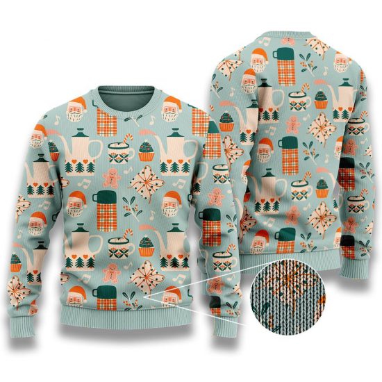 Christmas Character Pattern Ugly Sweaters