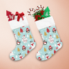 Christmas Cute Polar Bear And Penguin Christmas Stocking