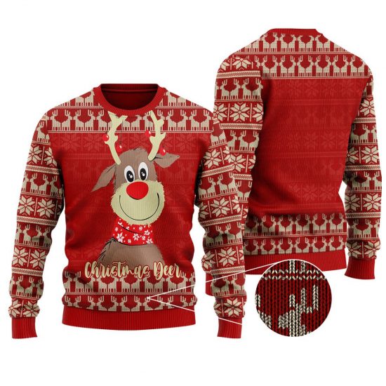 Christmas Deer Ugly Sweaters