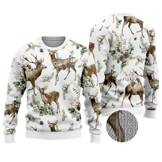 Christmas Deer Ugly Sweaters