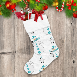 Christmas Festive Snowman Cuddles Baby Penguin Christmas Stocking
