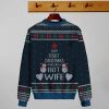 Christmas Hot Wife Knitting Pattern 3D Print Ugly Christmas Sweatshirt