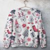 Christmas Is Coming Unisex All Over Print Cotton Sweatshirt