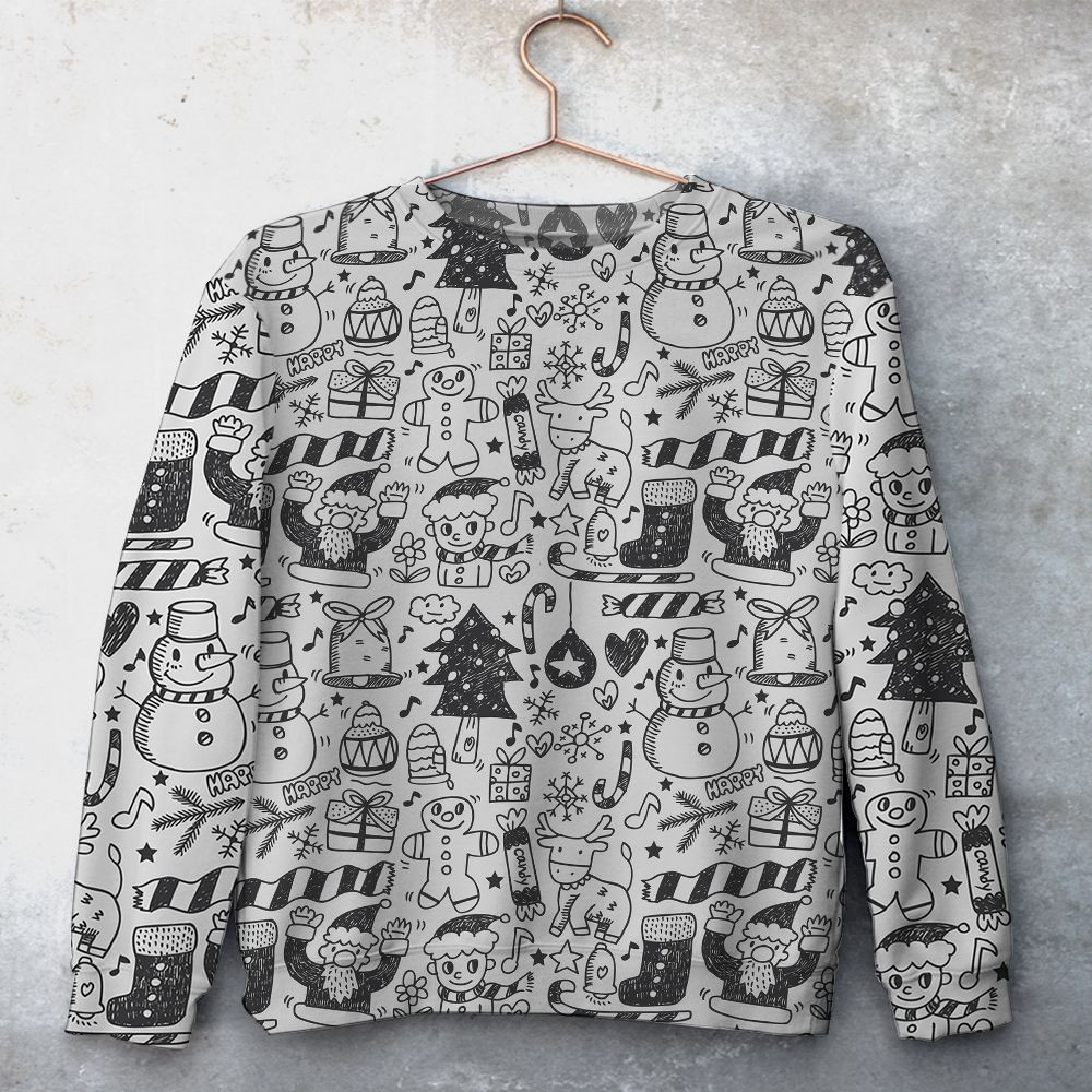 Christmas-Is-Coming-Unisex-All-Over-Print-Cotton-Sweatshirt-Merry-Christmas-Cotton-Sweatshirt Christmas Is Coming Unisex All Over Print Cotton Sweatshirt