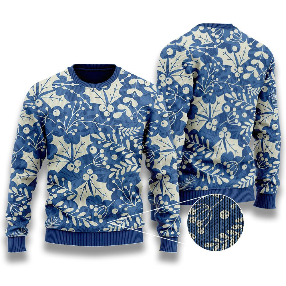 Christmas Leaves Ugly Sweaters
