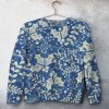 Christmas Leaves Unisex All Over Print Cotton Sweatshirt